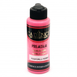 Acrylic Paint, Fluorescent Pink, Cadence Premium, 120 ml