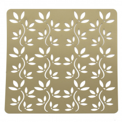 Șablon pentru relief și mix media 20x20 mm flori