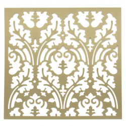 Șablon pentru ornamente de relief și mix media 20x20 mm