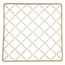 Șablon pentru relief și mix media 20x20 mm ornament
