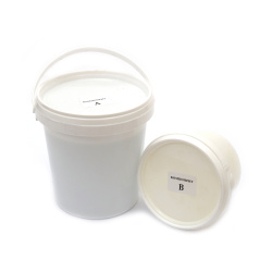 Εποξειδική ρητίνη SLOW DRYING αναλογία δύο συστατικών 3/1 (A-750 grams/B-250 grams) class AAA -1 kg
