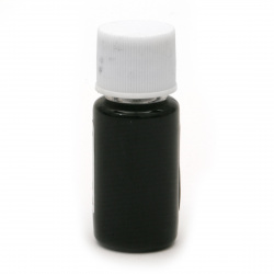 Оцветител (пигмент) за смола за заскрежен ефект на алкохолна основа цвят черен -10 мл 