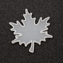 Silicone Mold / Form / 123x87x8 mm, Maple Leaf