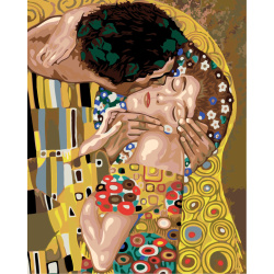Set pictură după cifre 30x40 cm -Kiss-Gustav Klimt Ms9299