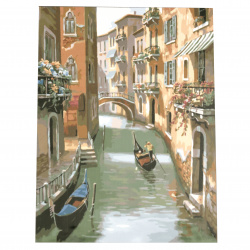 Set pictură după cifre 30x40 cm - Veneția Ms9696