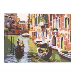 Σετ ζωγραφικής με αριθμούς 40x50 cm - Romantic Venice Ms8061