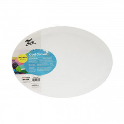 Грундирано платно овал с подрамка MM Canvas Oval D.T. 25.4x35.6 см