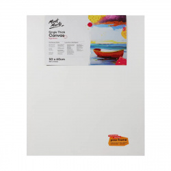 Primed Canvas with Stretcher Bars - Mont Marte Studio Canvas Pine Frame S.T. - 50x60 cm