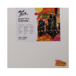 Pânză grunduită cu subcadru cu pană seria pro MM Studio Canvas Pine Frame D.T. 30,5x30,5 cm