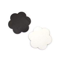 Creative Flower-Shaped Magnetic Art Boards – 10x10 cm, Set of 4 – Smooth Surface for Painting & Decorating, Perfect for Kids’ Crafts and DIY Home Décor