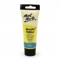 Mont Marte Studio Acrylic Paint Ακρυλικό χρώμα ημι-ματ 75ml - Lemon Yellow 
