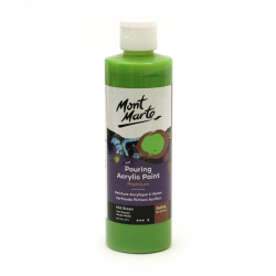 Mont Marte Acrylic Pouring Paint - 240 ml - Mid Green