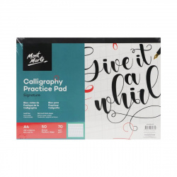 Calligraphy Practice Pad MONT MARTE / 22.9x30.5 cm - 50 sheets