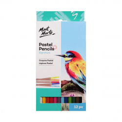 Colored Pastel Pencils MONT MARTE - 12 pieces