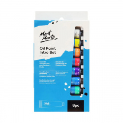 Комплект маслени бои Mont Marte Oil Paint Intro Set 8 цвята x 18 мл