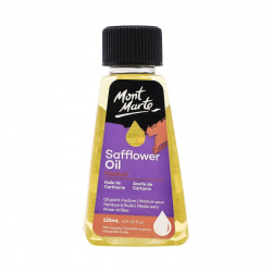 Safflower Oil Premium MONT MARTE, Oil Paint Medium / 125 ml