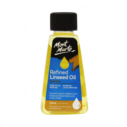 Επεξεργασμένο Λινέλαιο Premium MONT MARTE Refined Linseed Oil - 125 ml
