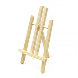 Stand, Mini Tripod-Easel Made of Wood, 180x300 mm