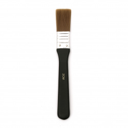 Flat Brush with Synthetic Hair, 2 cm