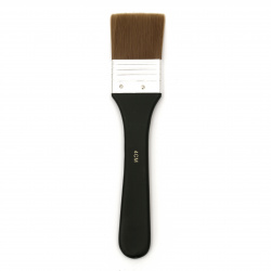 Flat Brush with Synthetic Hair, 4 cm