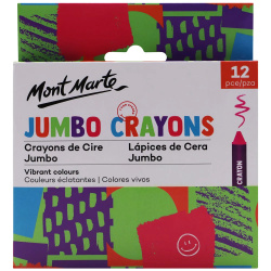 Jumbo Crayons Set MM 12-Pack