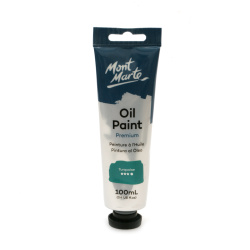 MONT MARTE Oil Paint Premium / 100 ml - Turquoise