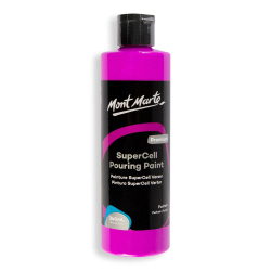 Mont Marte Super Cell Acrylic Pouring Paint, Fuchsia, 240 ml