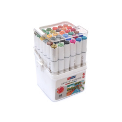 Alcohol-Based Dual-Tip Design Markers, SkyGlory - Set of 36 Colors