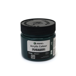 Ακρυλικό Χρώμα Maries Υψηλής Ποιότητας 100 ml – Βαθύ Πράσινο, Έντονη Χρωστική & Ομαλή Υφή για Καλλιτέχνες, Φοιτητές και Δημιουργικές Χειροτεχνίες