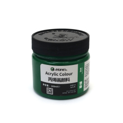 High-Quality Acrylic Paint 100 ml – Green, Bright Pigment & Smooth Texture for Artists, Students & Creative DIY Projects