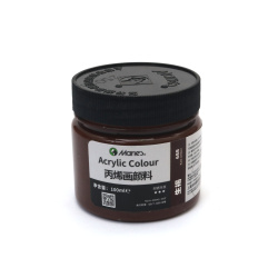 Maries Ακρυλικό Χρώμα 100 ml – Ζεστό Καφέ, Γήινη Απόχρωση με Ομοιόμορφη Κάλυψη για Καλλιτέχνες, Φοιτητές & Χειροτεχνικές Δημιουργίες