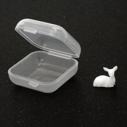 3D Deer Figurine / Three-Dimensional Micro-Landscape Accessory for Embedding in Epoxy Resin, 12 mm