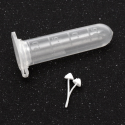 3D μανιτάρι   μικρο αξεσουάρ για εγκατάσταση σε εποξική ρητίνη/ υγρό γυαλί  13 mm