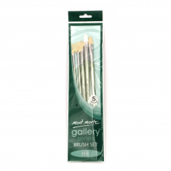 MM Gallery Series Oil Paint Brush Set - 5 Brushes