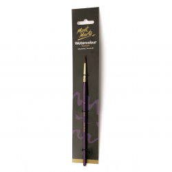 Pensula rotunda de sable pentru vopsele de acuarela seria profesionala MM Artist Brush Sable № 4