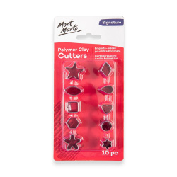 Σετ κοπής πηλού από 13mm έως 25mm Mont Marte Polymer Clay Mini Cutter Set 10 τεμαχίων