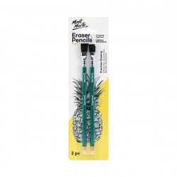 Double-Sided Pencil with 4 mm Eraser and Precision Erasing Brush MM - 2 Units