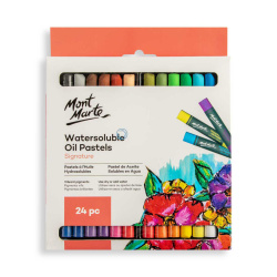 Водоразтворими маслени пастели MM Watersoluble Oil Pastels 24 броя