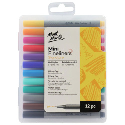 MM Colored Mini Fineliners 0.4 mm, 12-Pack