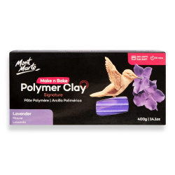 Πολυμερικός πηλός Mont Marte Make n Bake Polymer Clay400 γραμμάρια λεβάντα