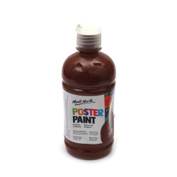 Τέμπερα για αφίσες Mont Marte Poster Paint 500 ml - Burnt Umber