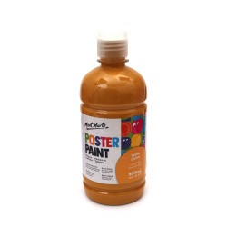 Τέμπερα για αφίσες Mont Marte Poster Paint 500 ml - κίτρινο ώχρα