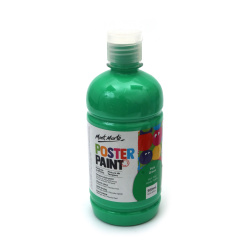Τέμπερα για αφίσες Mont Marte Poster Paint 500 ml - ανοιχτό πράσινο 