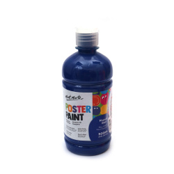 Τέμπερα για αφίσες Mont Marte Poster Paint 500 ml - χρώμα μπλε