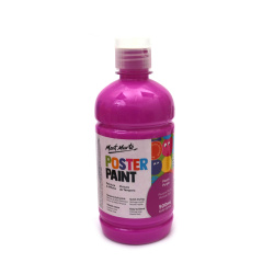 Τέμπερα για αφίσες Mont Marte Poster Paint 500 ml - χρώμα fluoro βιολετί
