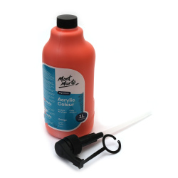 Ακρυλικό χρώμα Mont Marte Acrylic Color wPump -1000 ml -Πορτοκαλί 