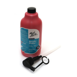 Ακρυλικό χρώμα Mont Marte Acrylic Color wPump -1000 ml -Λαμπρό κόκκινο