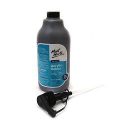 Ακρυλικό χρώμα Mont Marte Acrylic Color wPump -1000 ml -Burnt Umber 