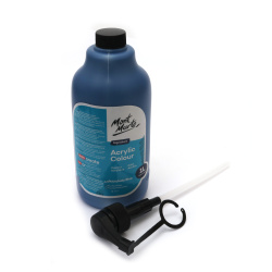 Ακρυλικό χρώμα Mont Marte Acrylic Color wPump -1000 ml -Phthalo Blue μπλε