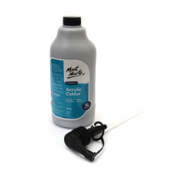 Ακρυλικό χρώμα Mont Marte Acrylic Color wPump -1000 ml -ασημί